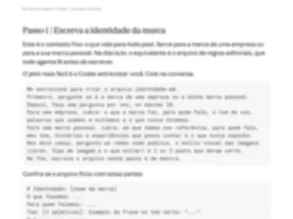 Página do guia sobre a identidade da marca